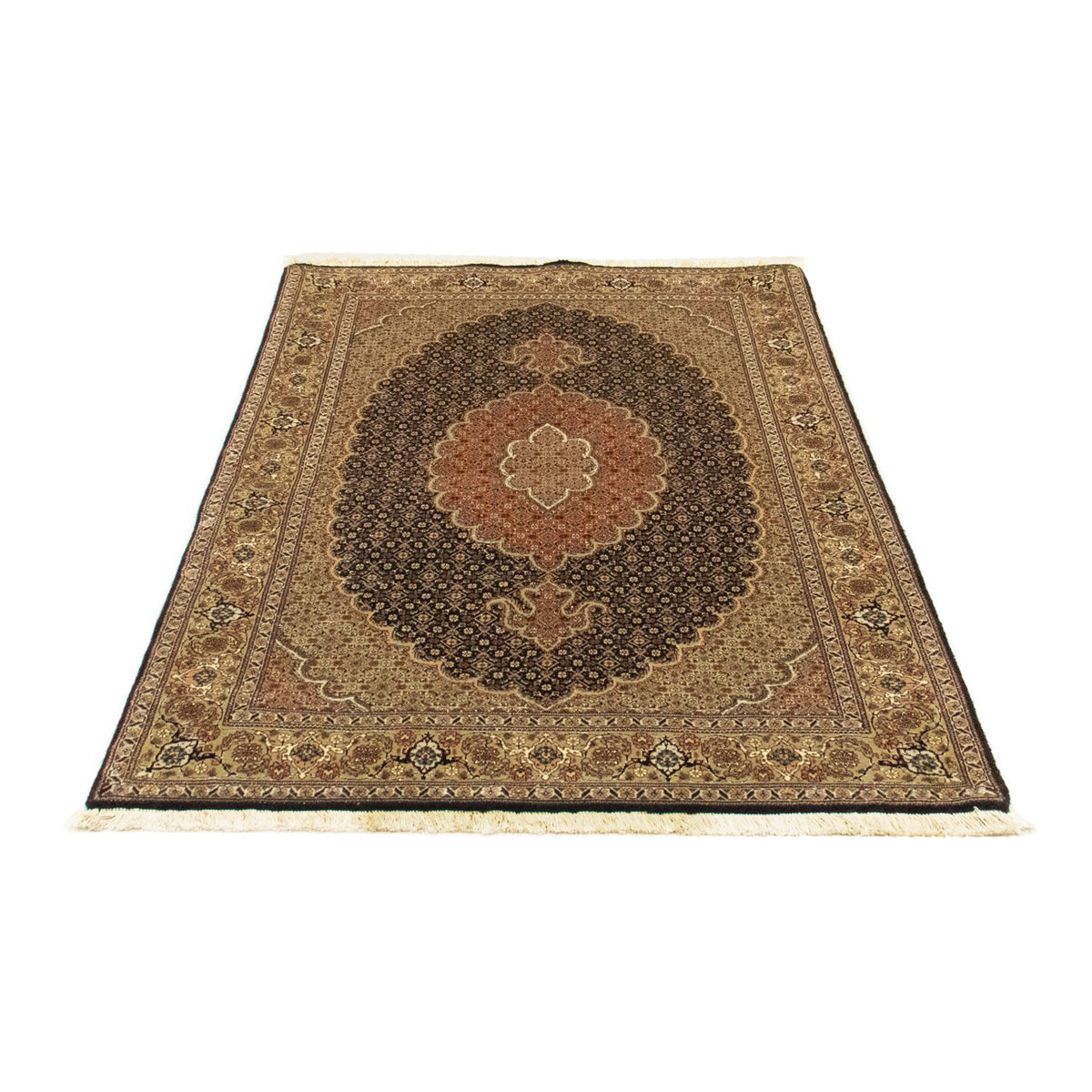 Tappeto Persero - Tabriz - 157 x 103 cm - nero