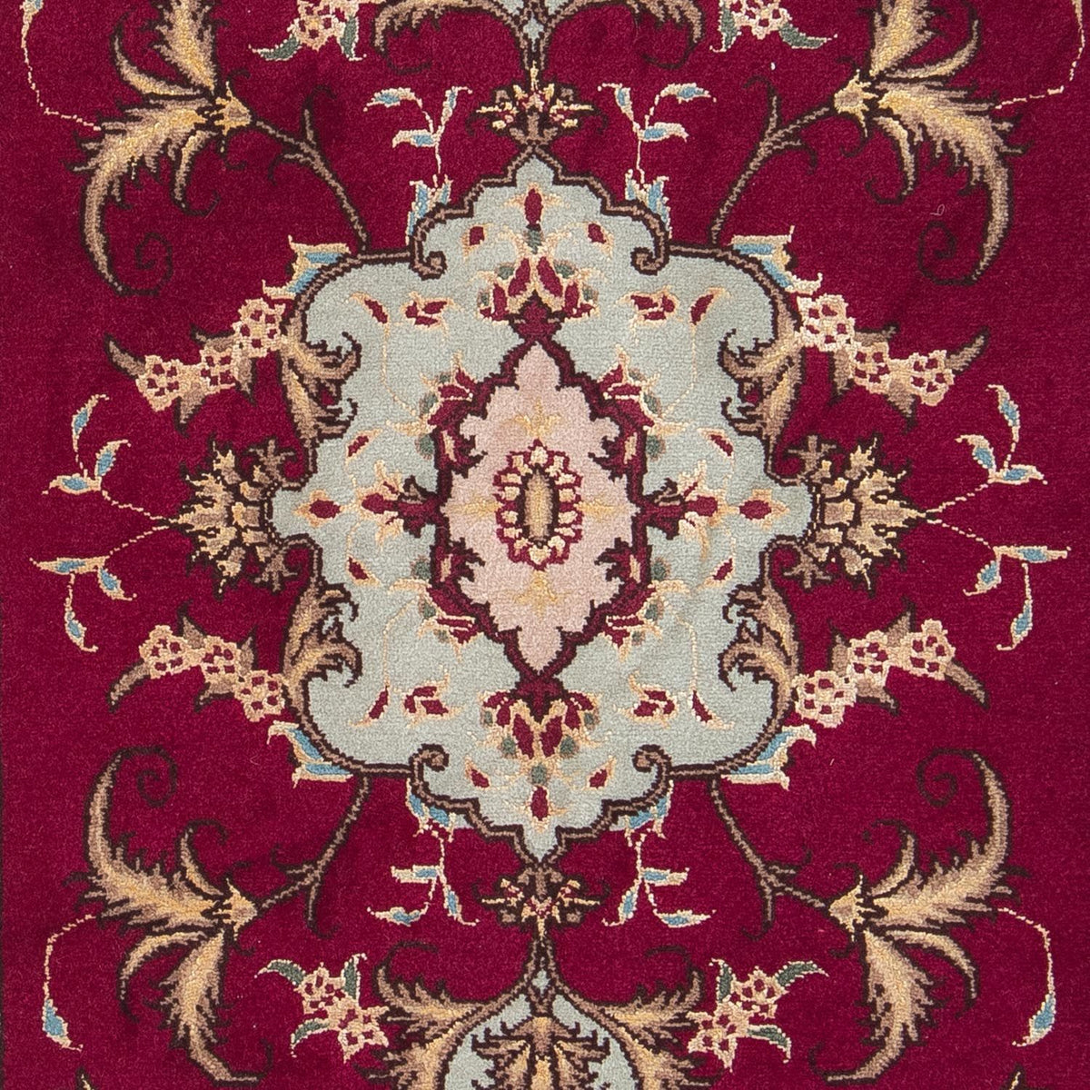 Tappeto Persero - Tabriz - Reale - 87 x 60 cm - rosso scuro