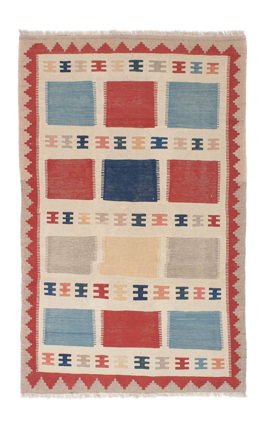 Tappeto Kelim - Orientale - 196 x 120 cm - beige
