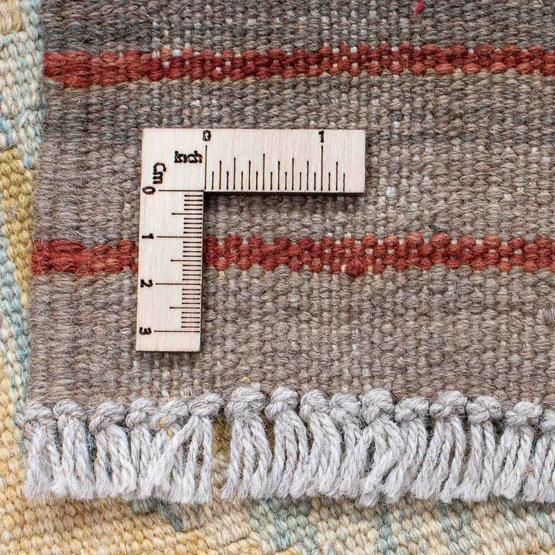 Tappeto corsia Tappeto Kelim - Splash - 193 x 63 cm - beige