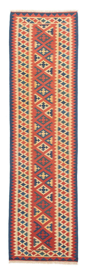 Tappeto corsia Tappeto Kelim - Orientale - 300 x 84 cm - multicolore