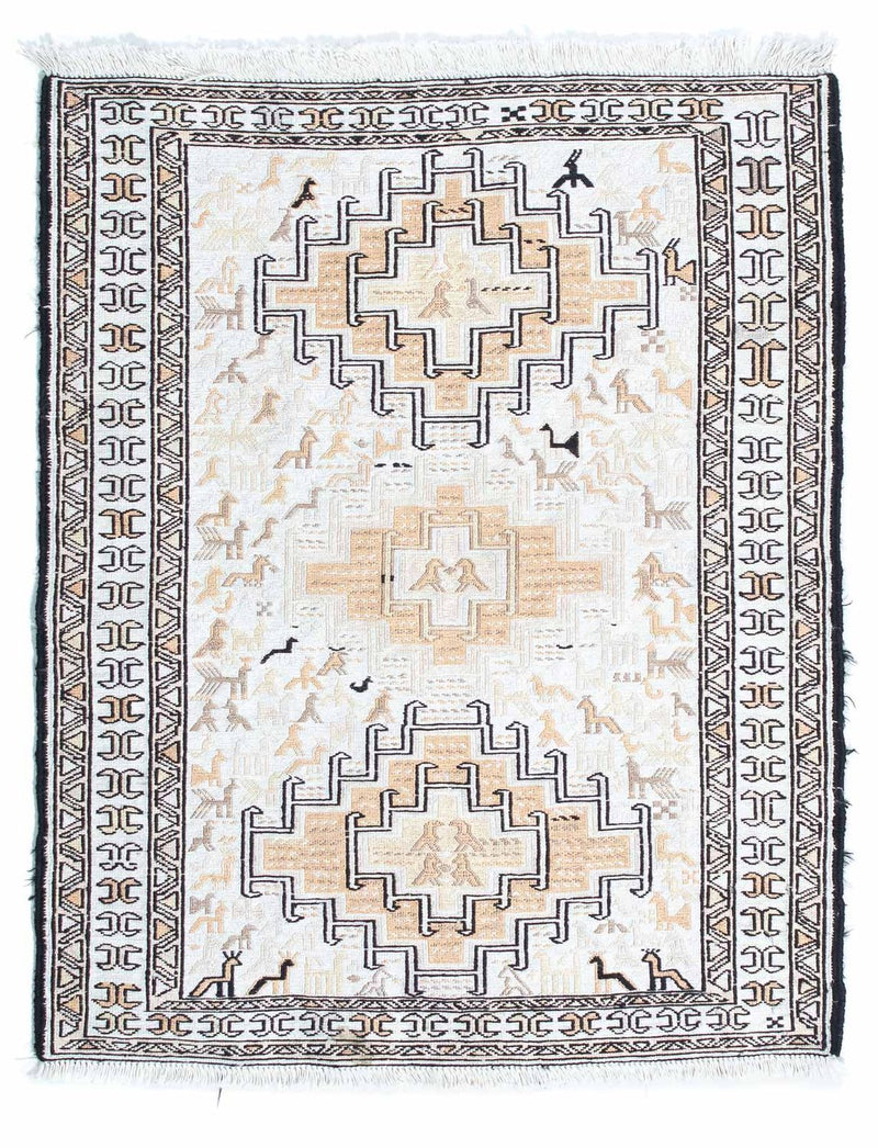 Tappeto Kelim - Orientale - 95 x 71 cm - beige