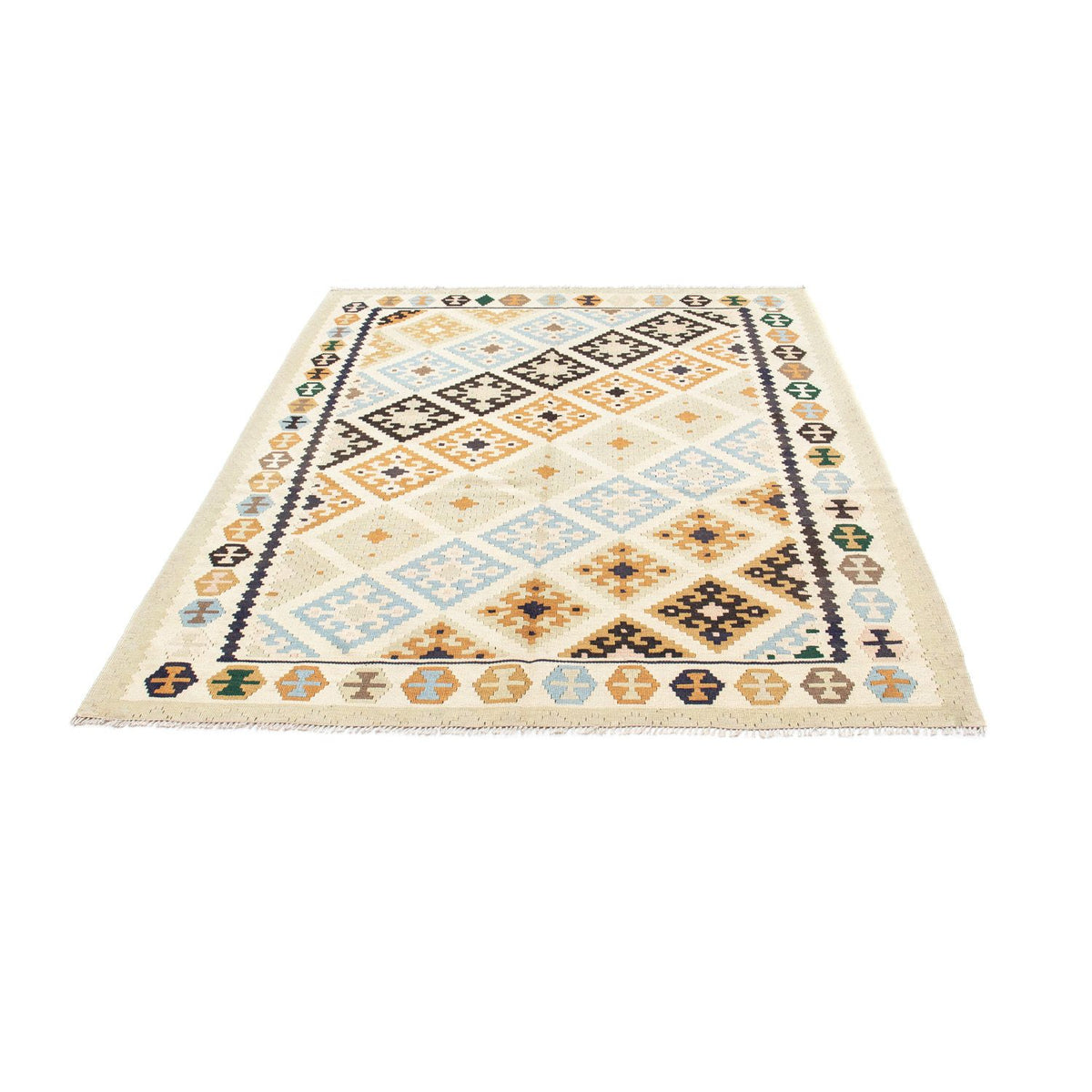 Tappeto Kelim - Orientale - 195 x 158 cm - beige