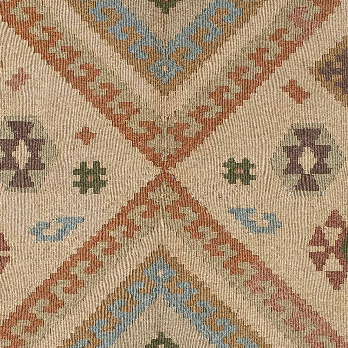 Tappeto Kelim - Orientale - 187 x 152 cm - marrone chiaro