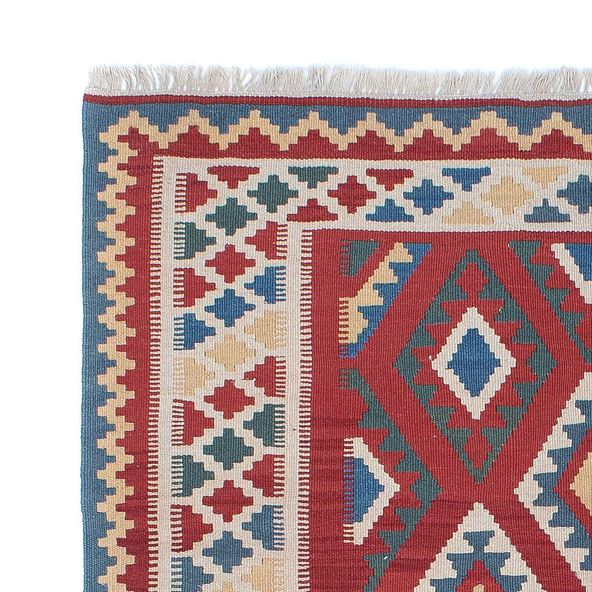 Tappeto Kelim - Orientale - 186 x 125 cm - rosso scuro