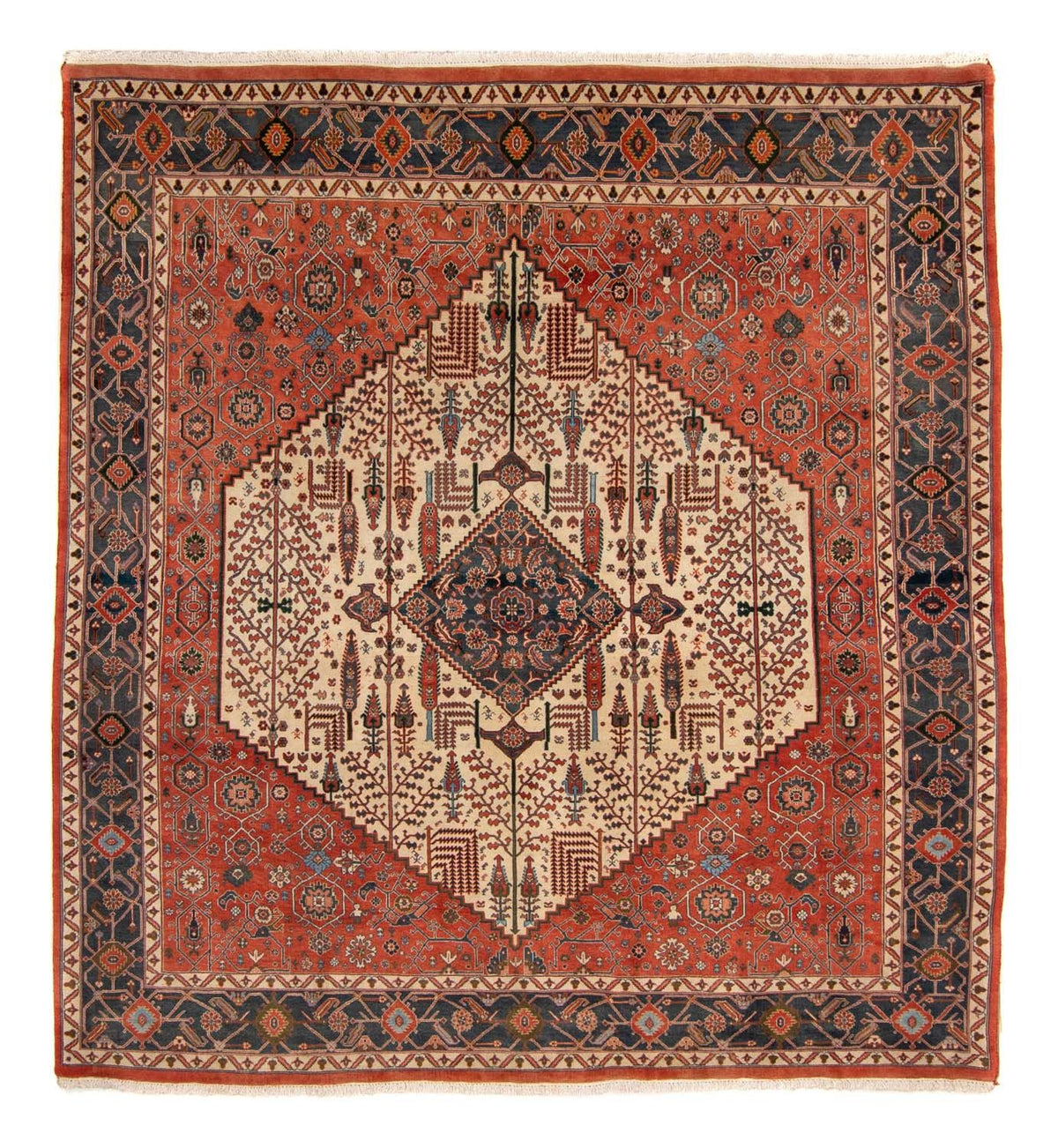 Tappeto Gabbeh - Kashkuli Persero - 258 x 230 cm - ruggine