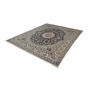 Tappeto Persero - Nain - 244 x 196 cm - blu scuro