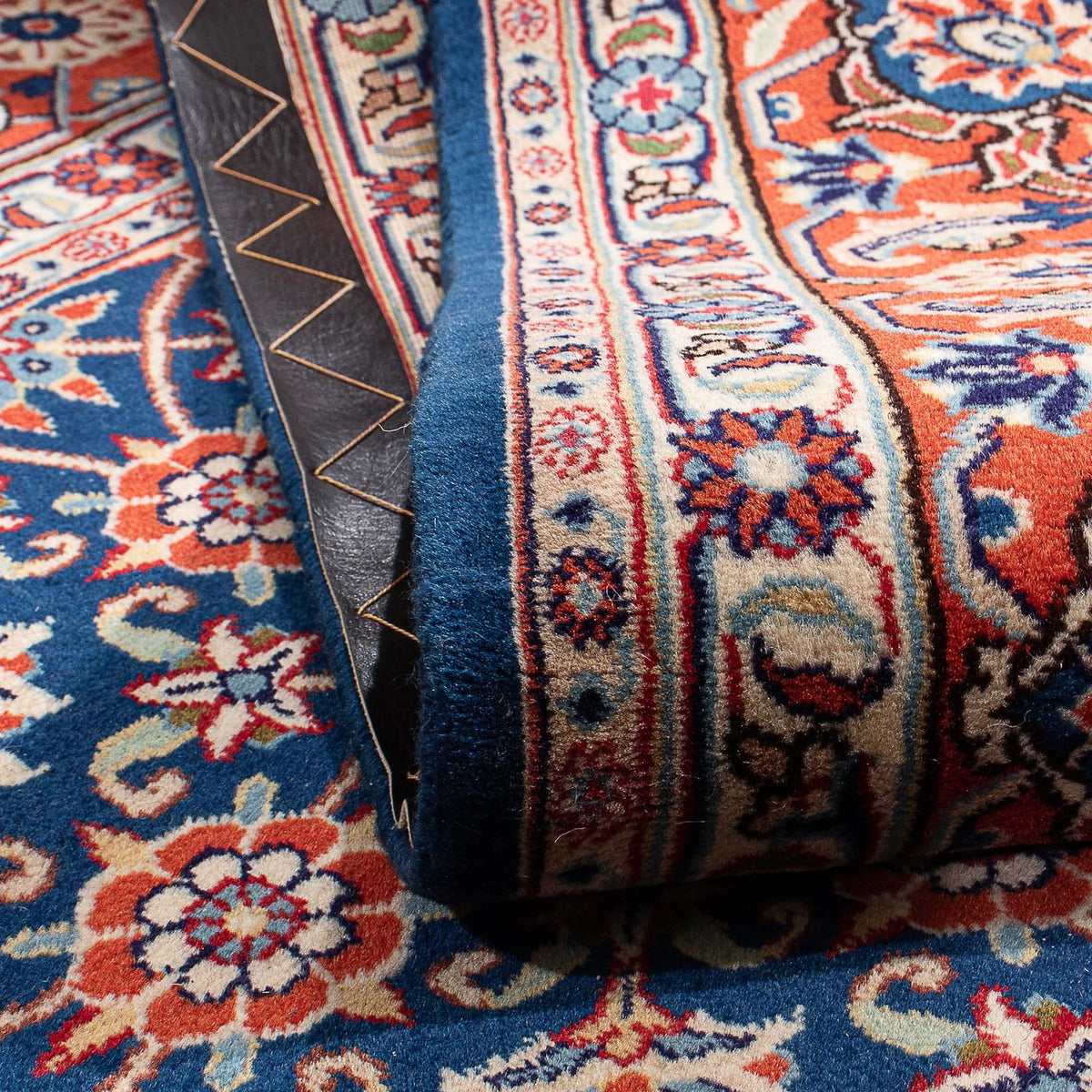 Tappeto Persero - Nain - 244 x 196 cm - blu scuro