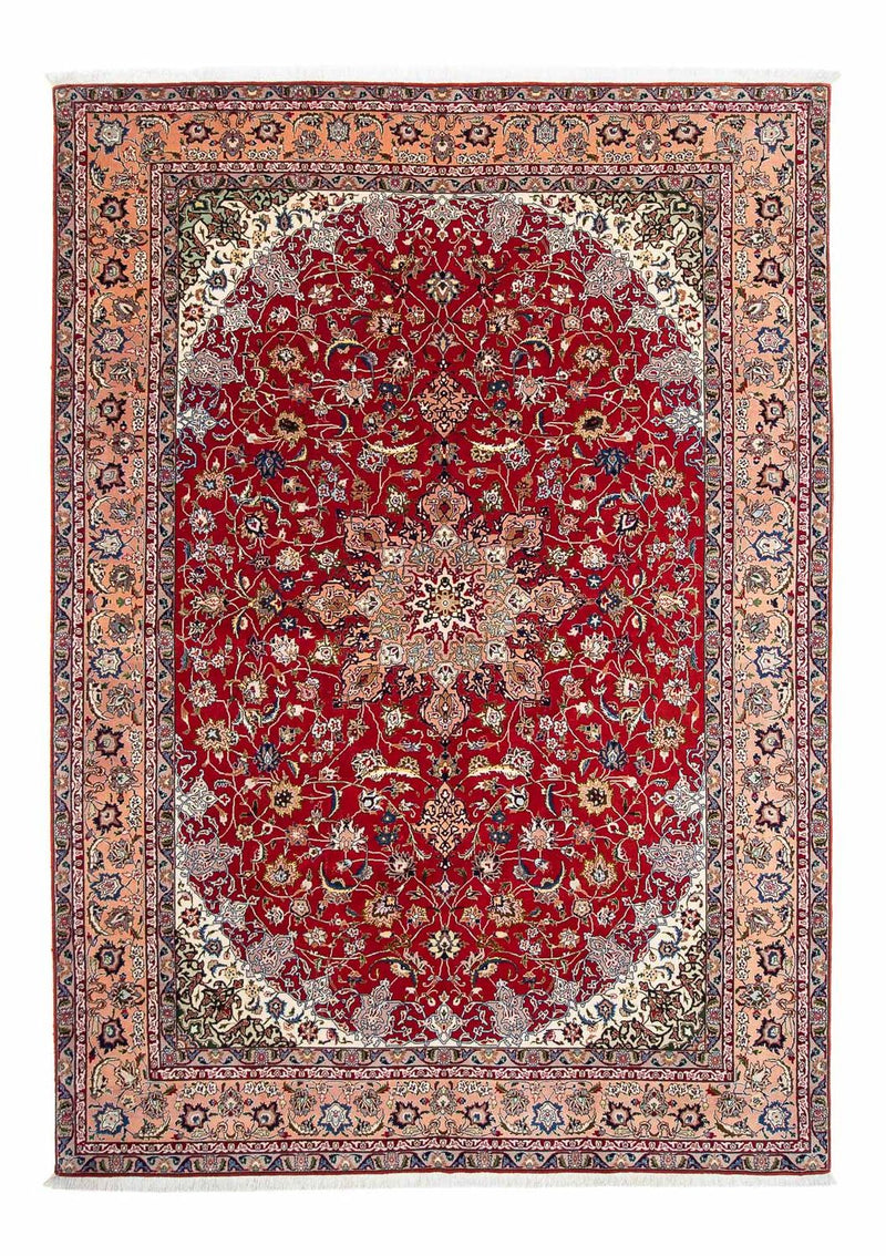 Tappeto Persero - Tabriz - Reale - 307 x 205 cm - rosso scuro