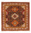 Tappeto Persero - Nomade quadrato  - 208 x 201 cm - blu scuro