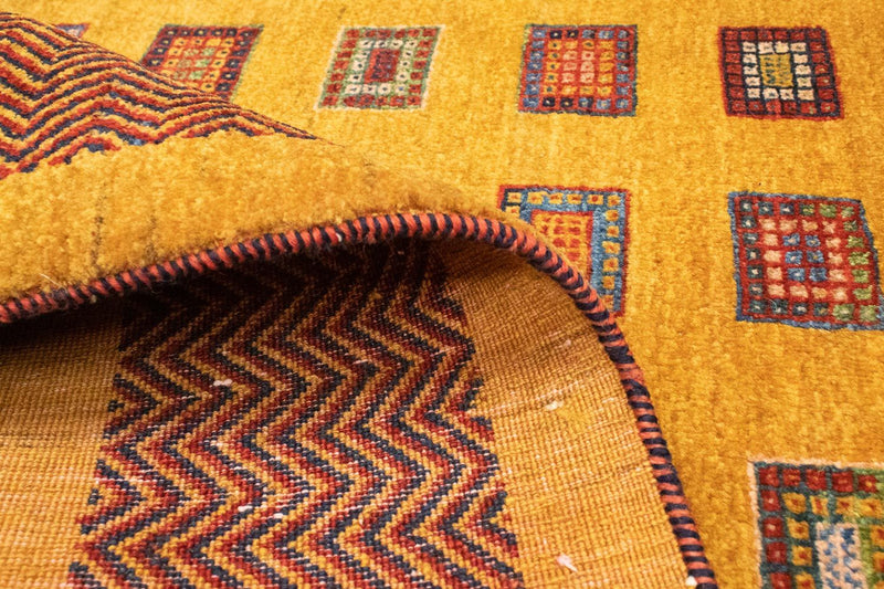 Tappeto Gabbeh - Loribaft Persero - 150 x 102 cm - oro