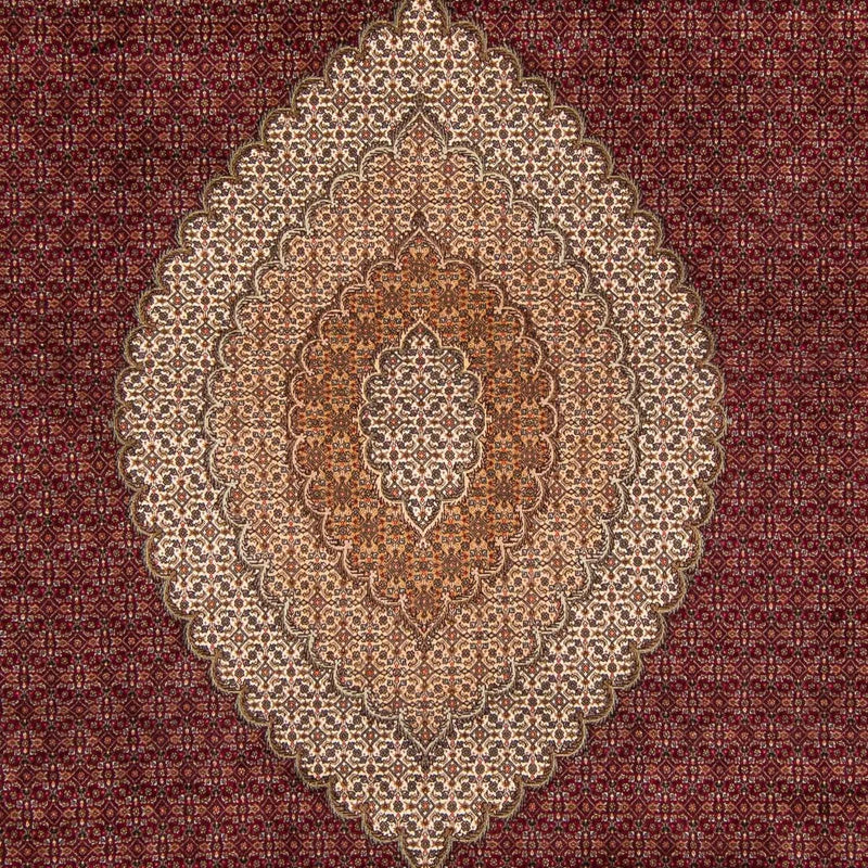 Tappeto Persero - Tabriz - 358 x 253 cm - rosso scuro