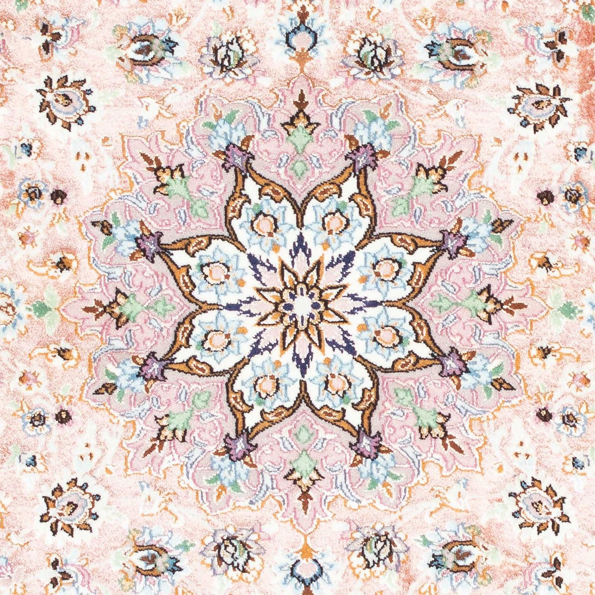 Tappeto Persero - Isfahan - Premio - 118 x 84 cm - rosa