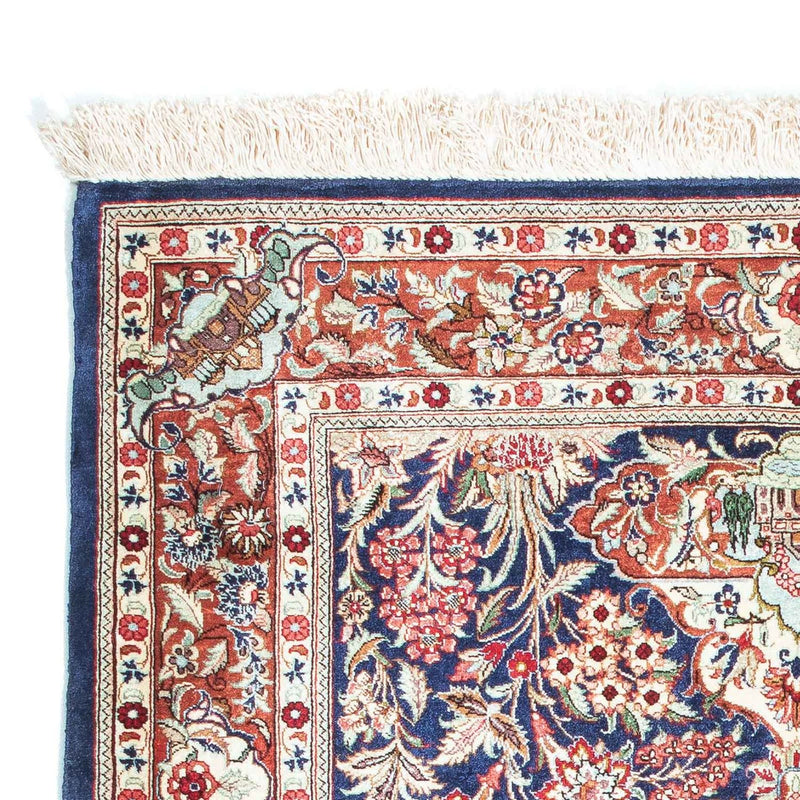 Tappeto Persero - Ghom - 118 x 80 cm - blu scuro