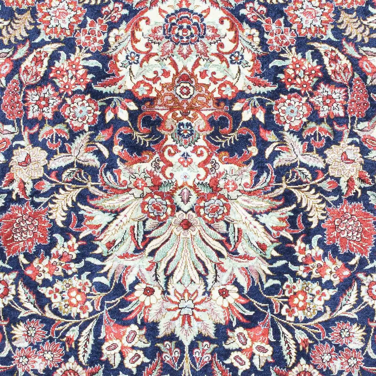Tappeto Persero - Ghom - 121 x 84 cm - blu scuro