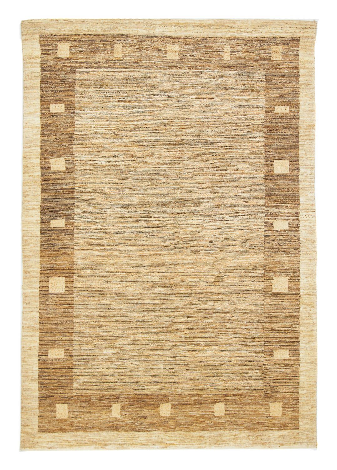 Tappeto Gabbeh - Loribaft Persero - 228 x 161 cm - marrone chiaro