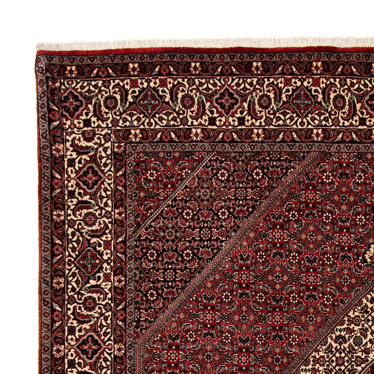 Tappeto Persero - Bidjar - 253 x 202 cm - rosso scuro
