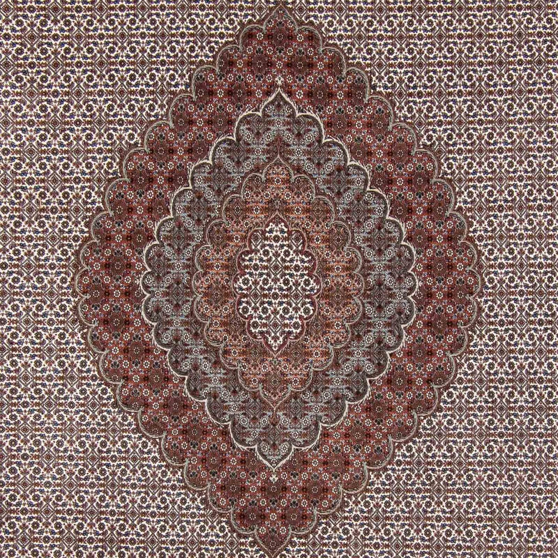 Tappeto Persero - Tabriz - 355 x 253 cm - marrone scuro