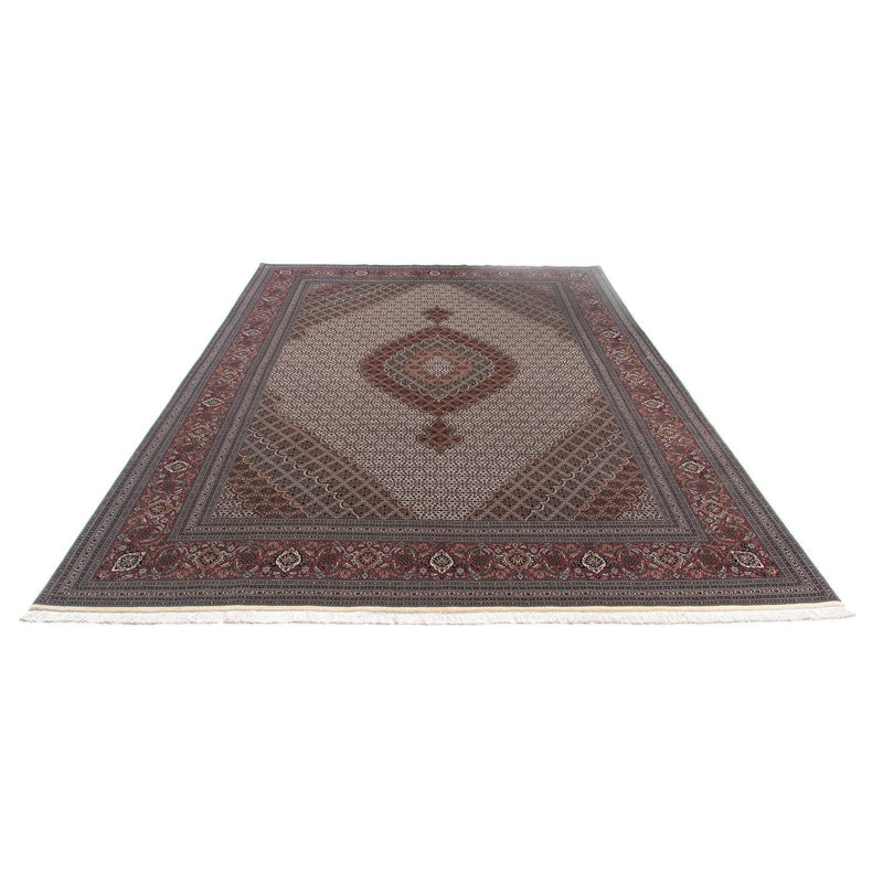 Tappeto Persero - Tabriz - 355 x 253 cm - marrone scuro