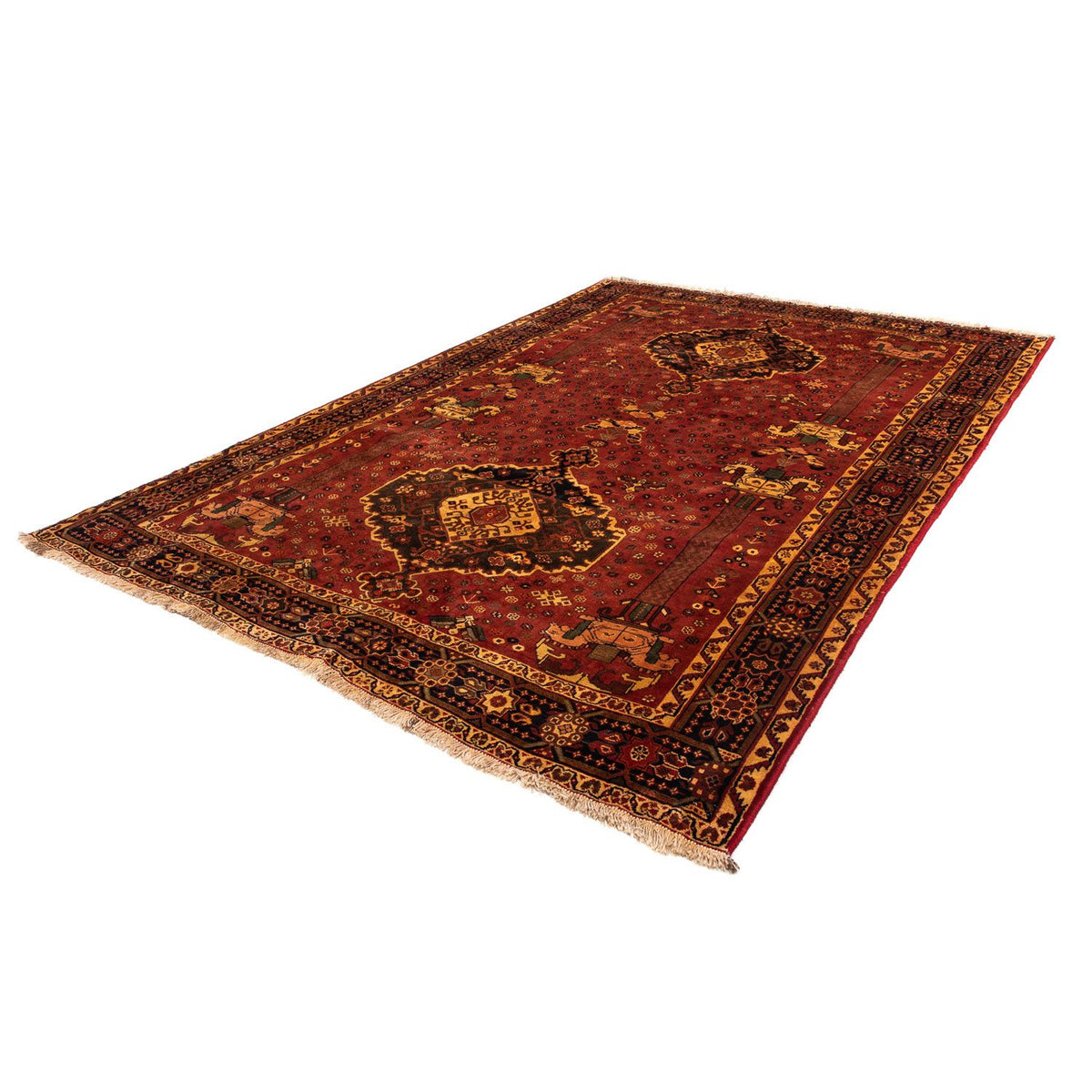 Tappeto Persero - Nomade - 307 x 206 cm - rosso scuro