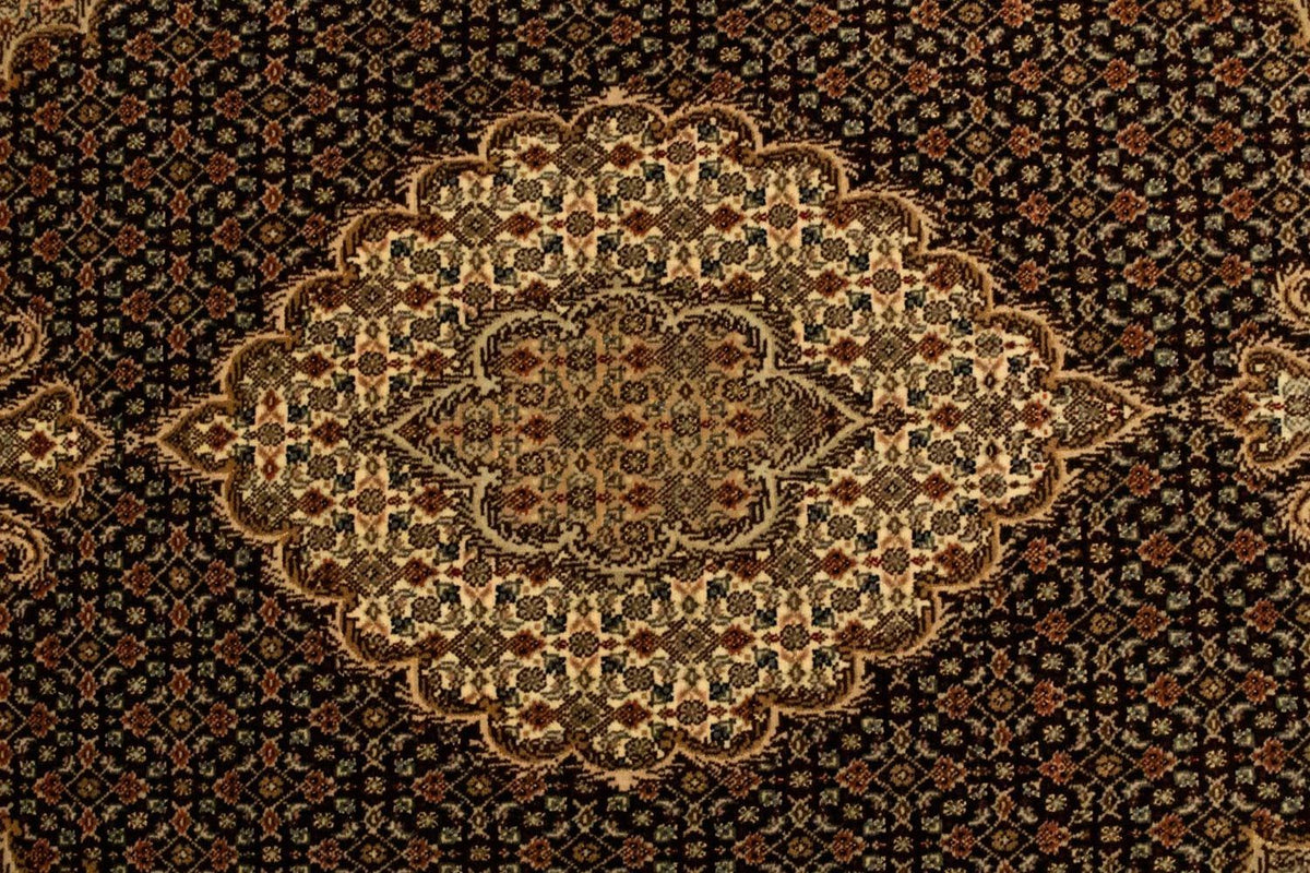 Tappeto Persero - Tabriz - Reale - 159 x 101 cm - nero