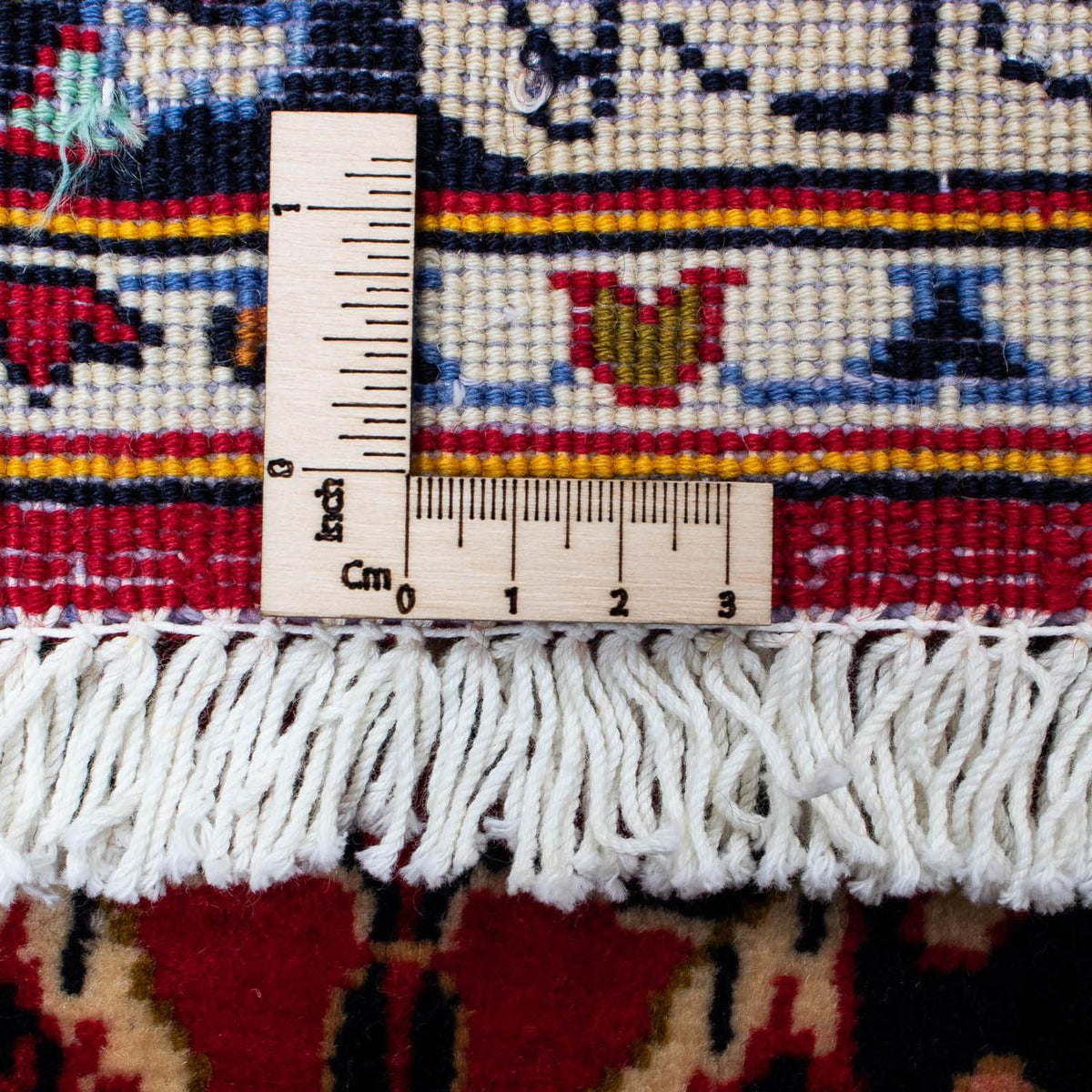 Tappeto Persero - Keshan - 129 x 71 cm - rosso scuro