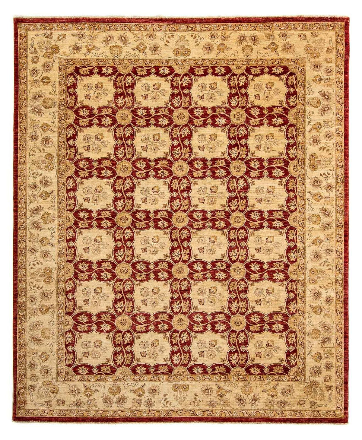 Tappeto Ziegler - 293 x 250 cm - rosso scuro