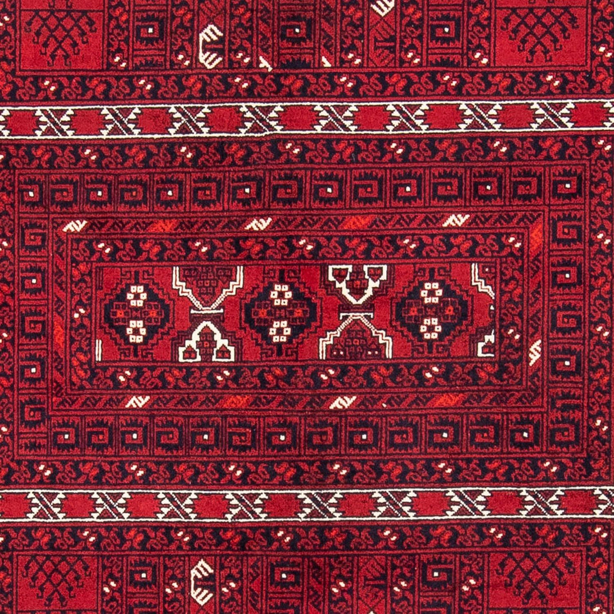 Tappeto Turkaman - 246 x 157 cm - rosso scuro