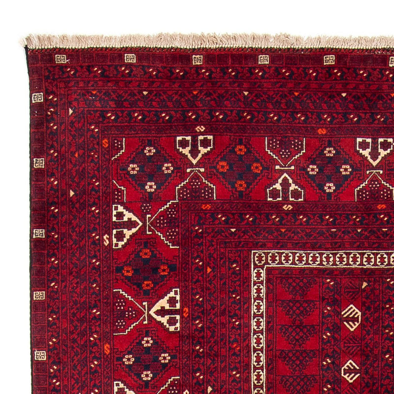 Tappeto Turkaman - 244 x 158 cm - rosso scuro