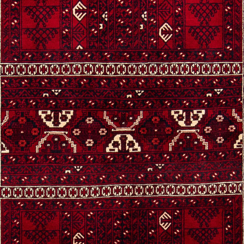 Tappeto Turkaman - 237 x 156 cm - rosso scuro