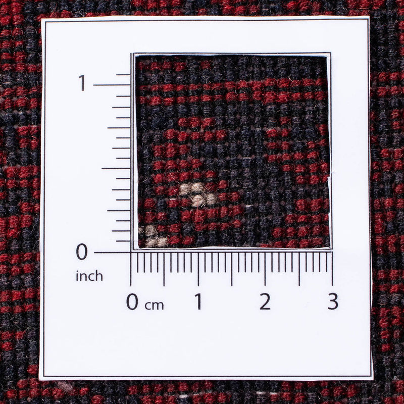 Tappeto Turkaman - 237 x 156 cm - rosso scuro