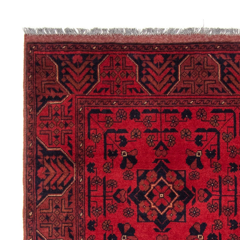 Tappeto afgano - Kunduz - 193 x 129 cm - rosso