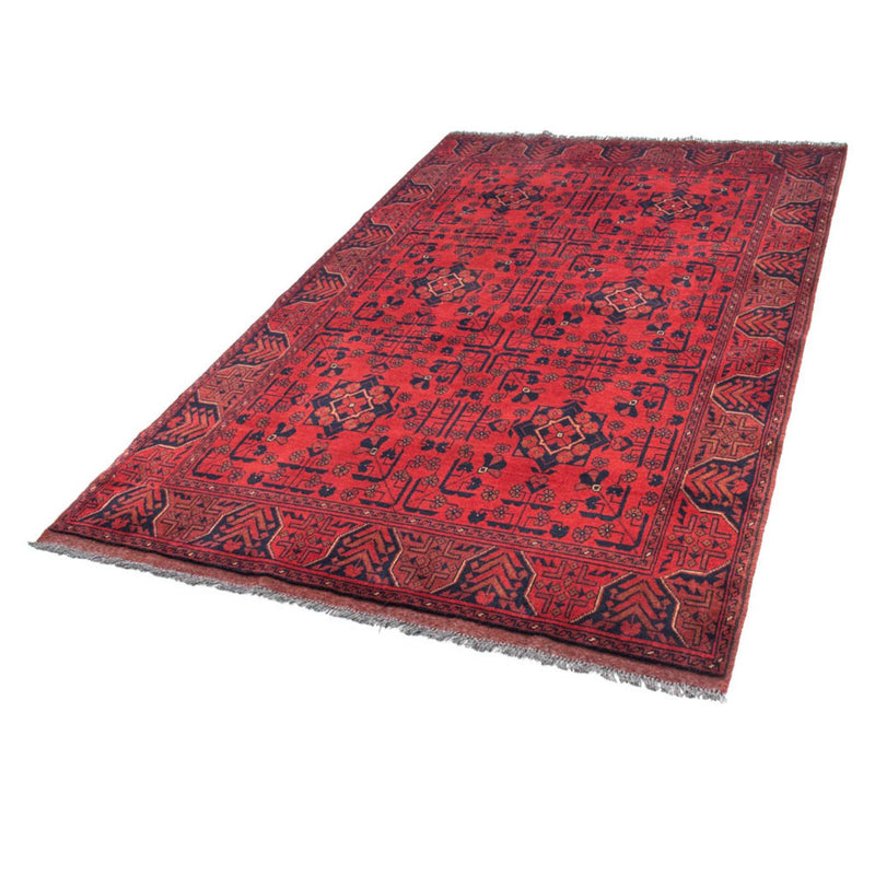 Tappeto afgano - Kunduz - 193 x 129 cm - rosso