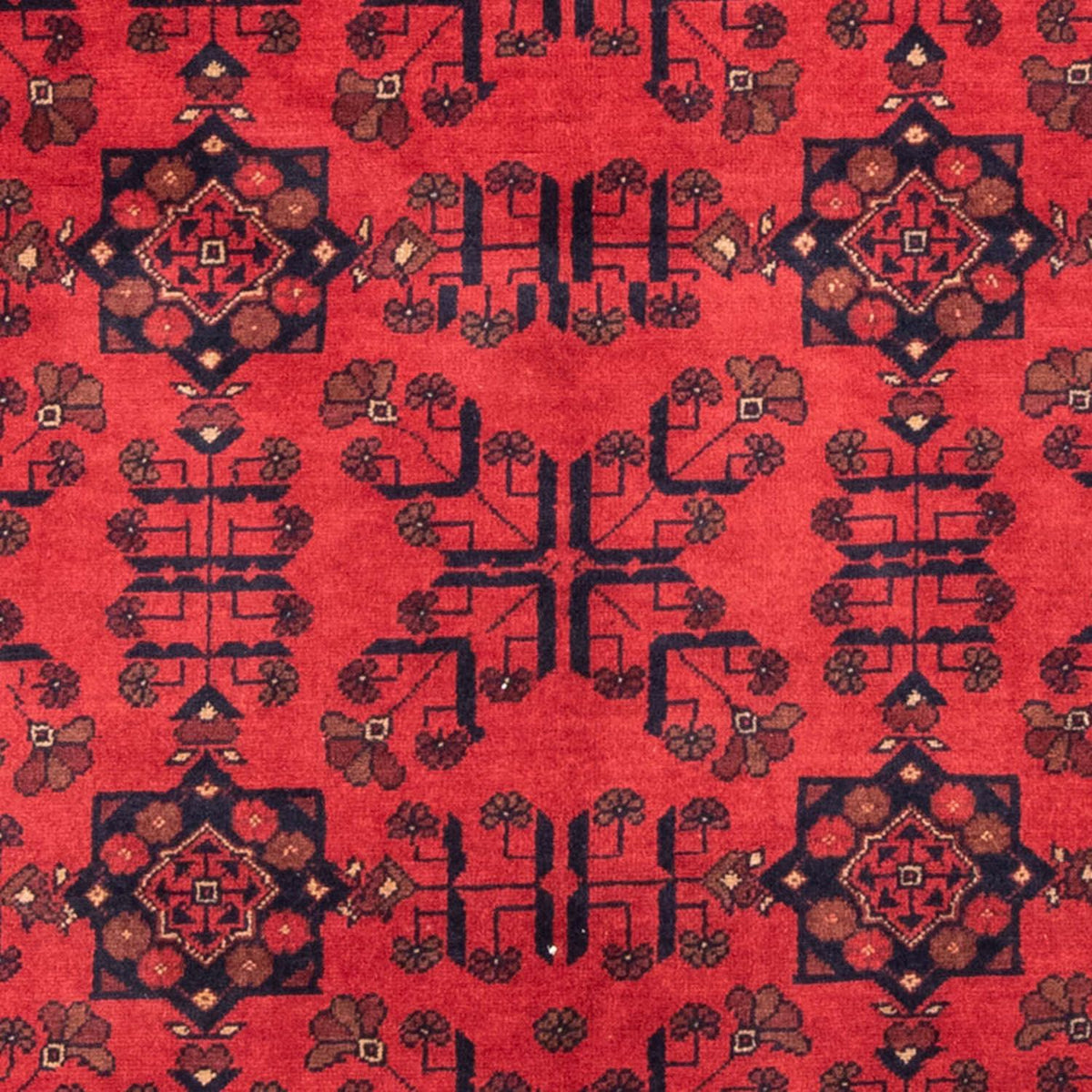 Tappeto afgano - Kunduz - 184 x 127 cm - rosso