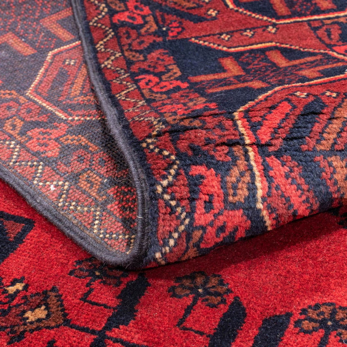 Tappeto afgano - Kunduz - 184 x 127 cm - rosso
