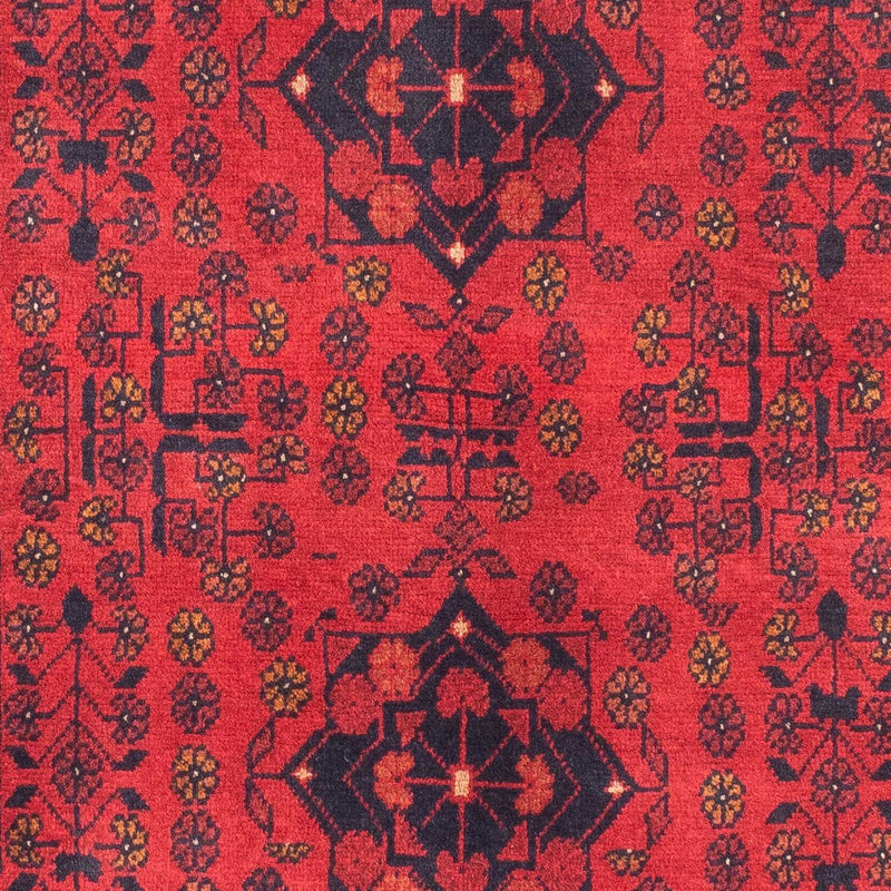 Tappeto afgano - Kunduz - 145 x 103 cm - rosso scuro