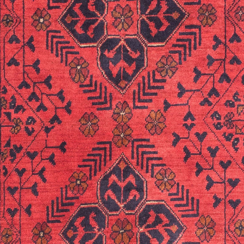 Tappeto afgano - Kunduz - 146 x 104 cm - rosso scuro