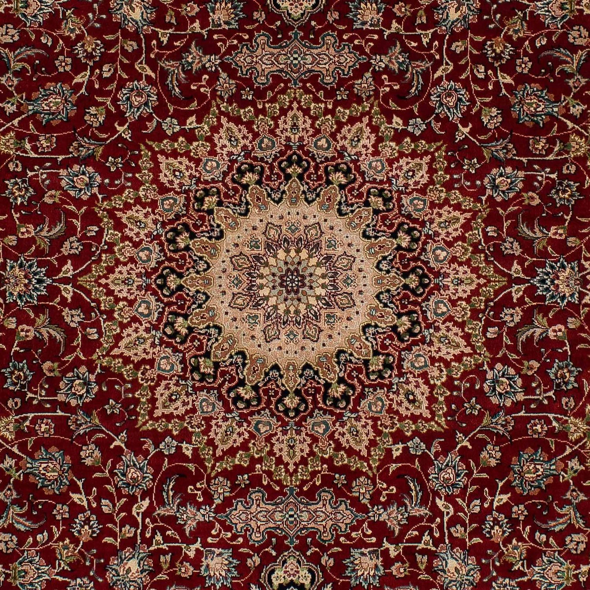 Tappeto di seta - seta cinese - 183 x 122 cm - rosso scuro