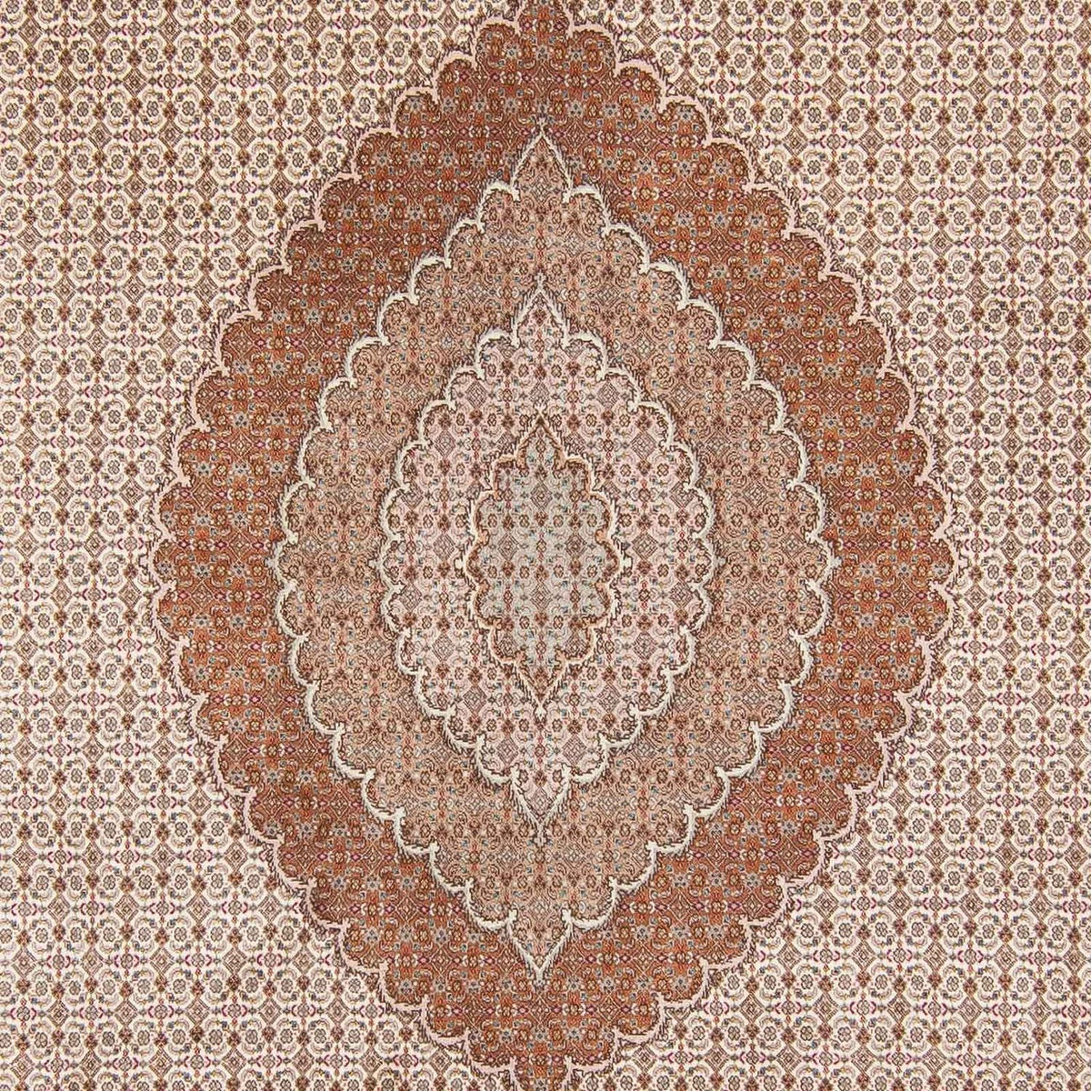 Tappeto Persero - Tabriz - 363 x 250 cm - marrone chiaro