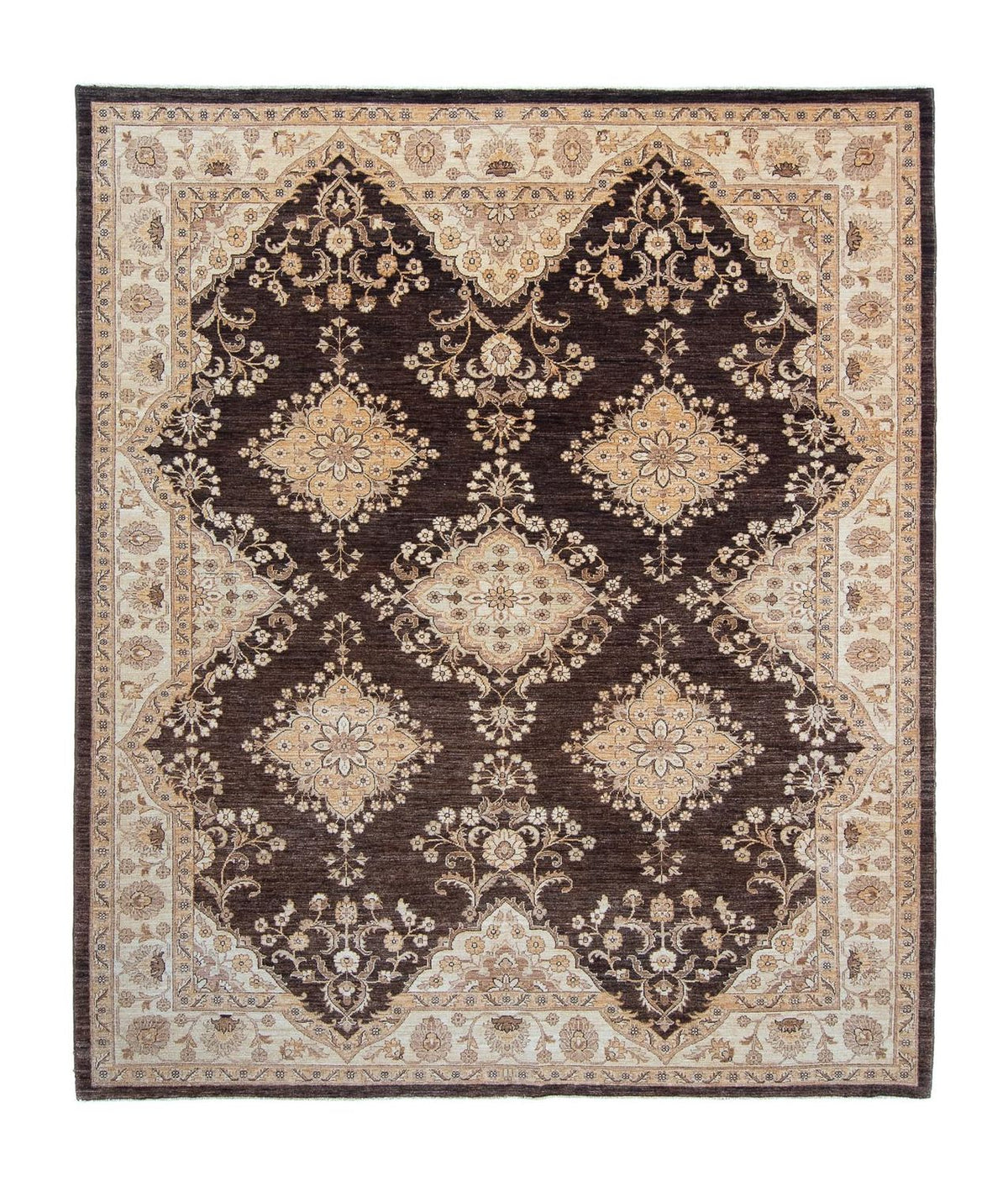 Tappeto Ziegler - 300 x 246 cm - marrone scuro