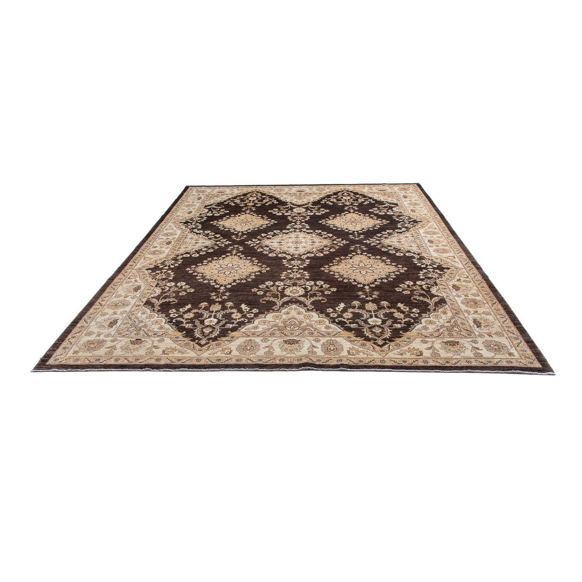 Tappeto Ziegler - 300 x 246 cm - marrone scuro