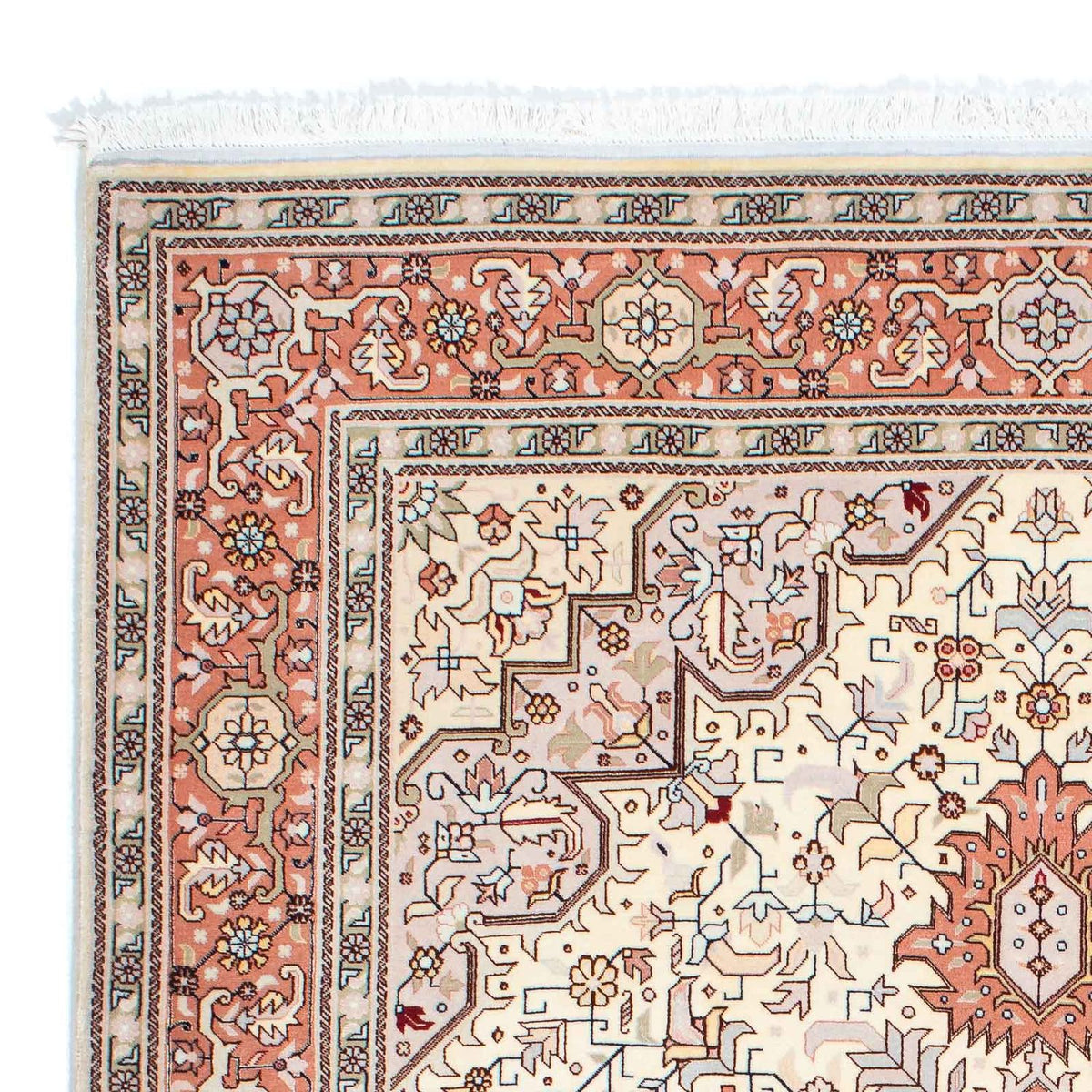 Tappeto Persero - Tabriz - Reale - 211 x 151 cm - beige