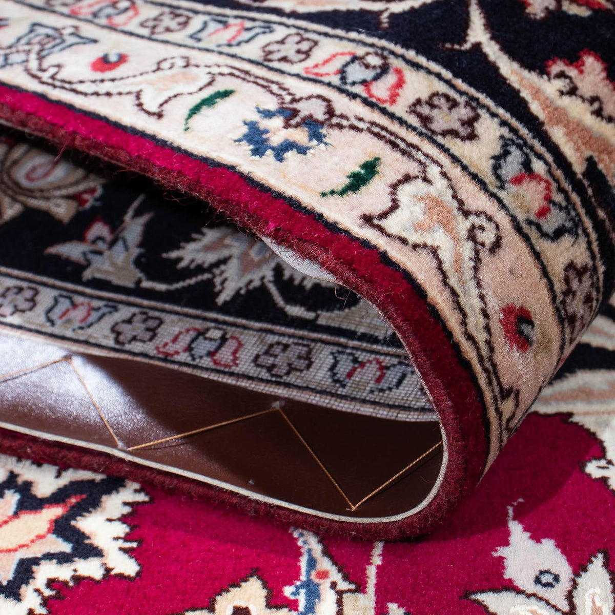 Tappeto Persero - Tabriz - Reale - 204 x 153 cm - rosso scuro