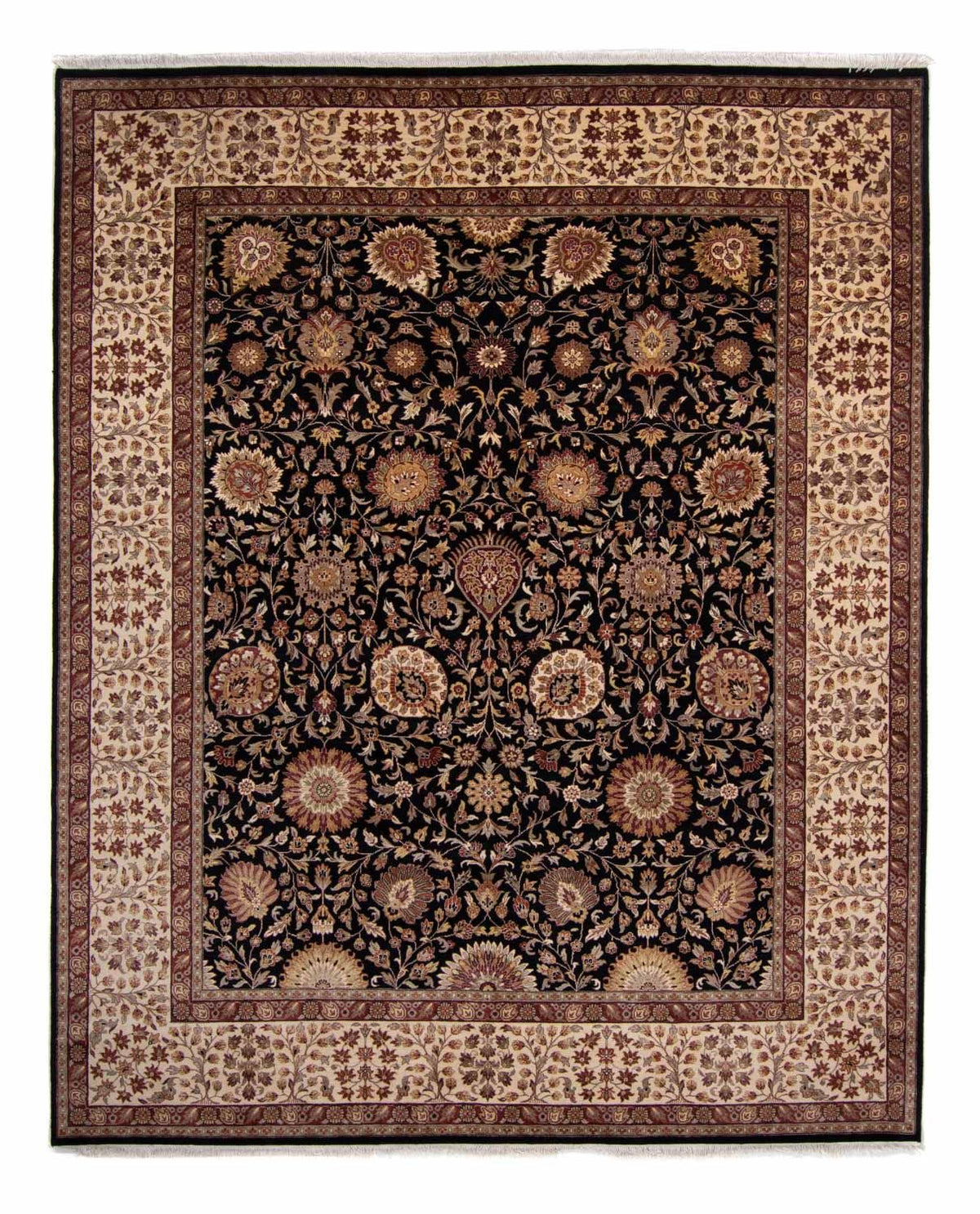 Tappeto Persero - Tabriz - 312 x 244 cm - blu scuro