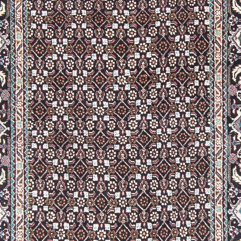 Tappeto corsia Tappeto Persero - Tabriz - 391 x 76 cm - grigio