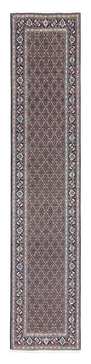 Tappeto corsia Tappeto Persero - Tabriz - 390 x 74 cm - grigio