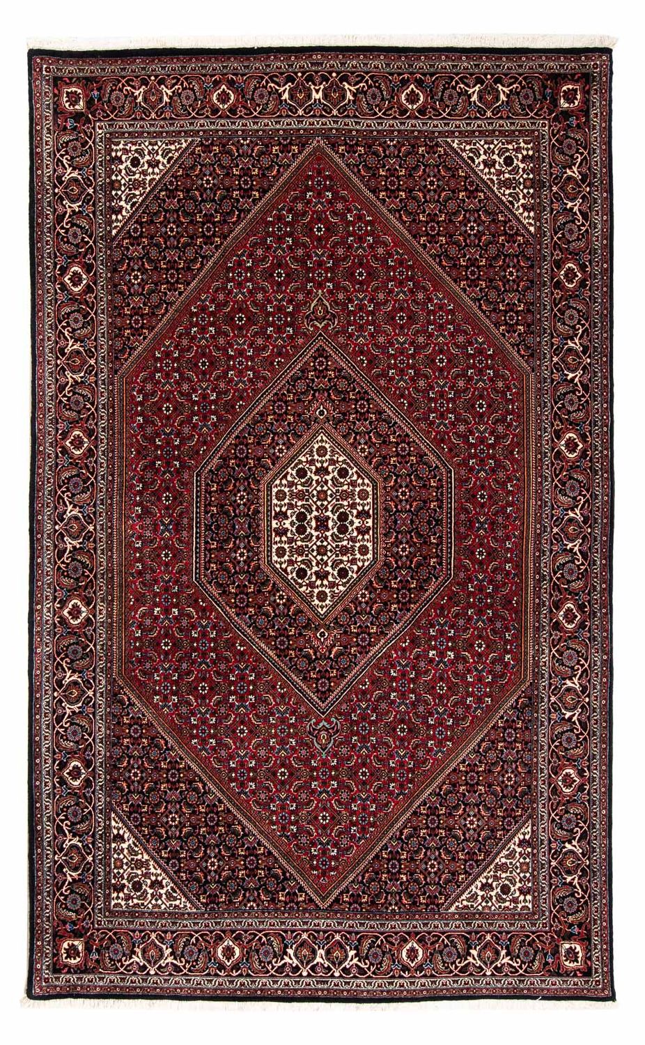 Tappeto Persero - Bidjar - 248 x 148 cm - rosso scuro