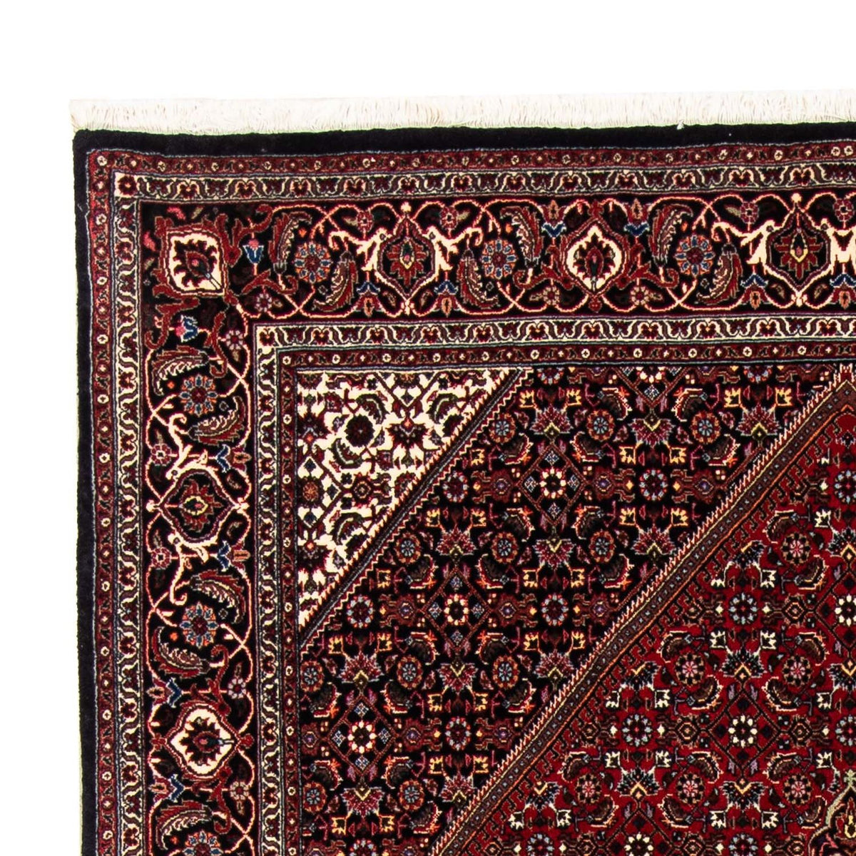 Tappeto Persero - Bidjar - 248 x 148 cm - rosso scuro