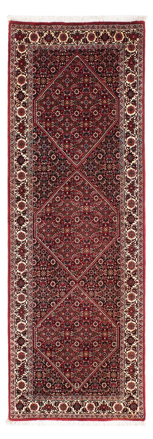 Tappeto corsia Tappeto Persero - Bidjar - 209 x 74 cm - rosso scuro