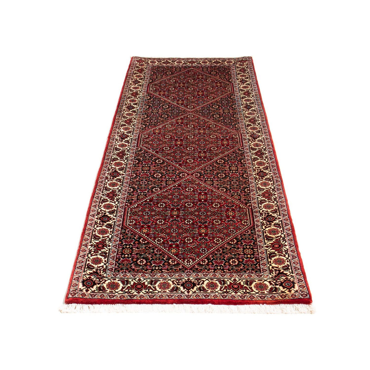 Tappeto corsia Tappeto Persero - Bidjar - 209 x 74 cm - rosso scuro